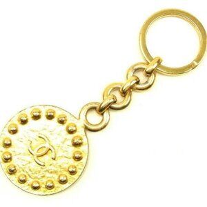 CHANEL key ring gold Women Authentic secondhand